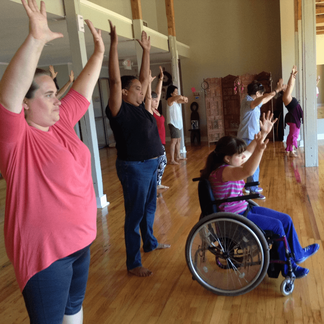 ALL-Together! Friends dancing!